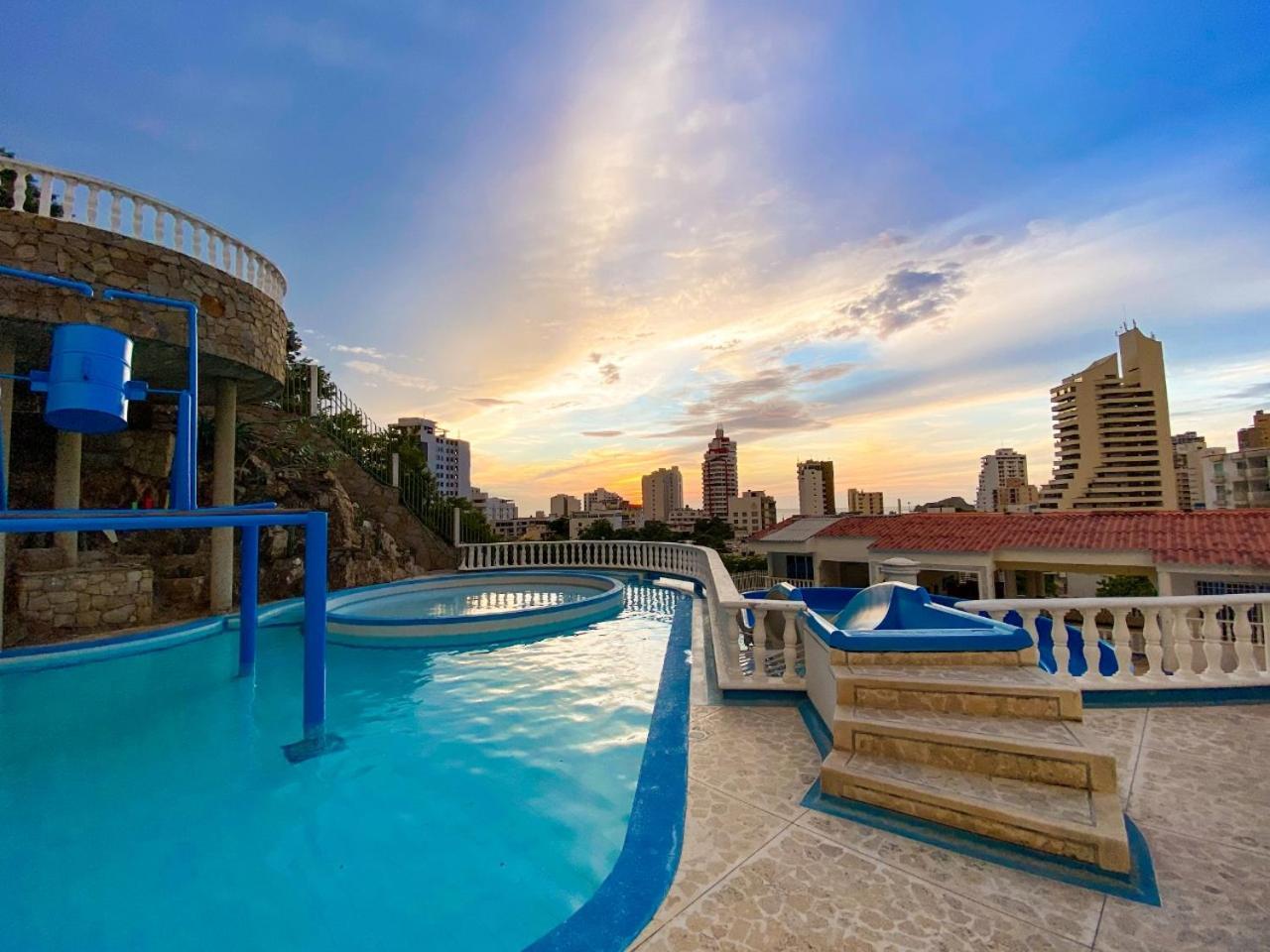 Hotel Cabanas Villa Roca, Rodadero ซันตามาร์ตา ภายนอก รูปภาพ