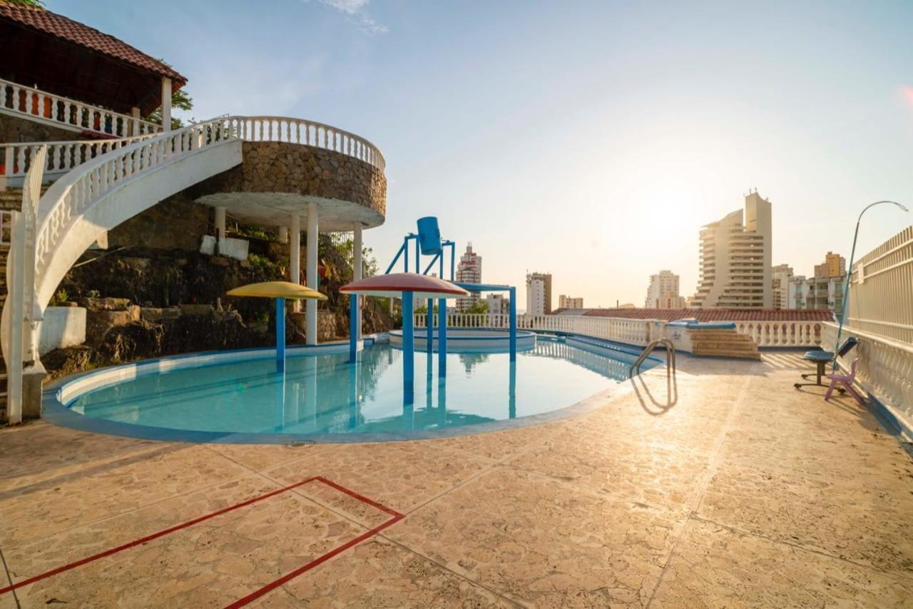 Hotel Cabanas Villa Roca, Rodadero ซันตามาร์ตา ภายนอก รูปภาพ