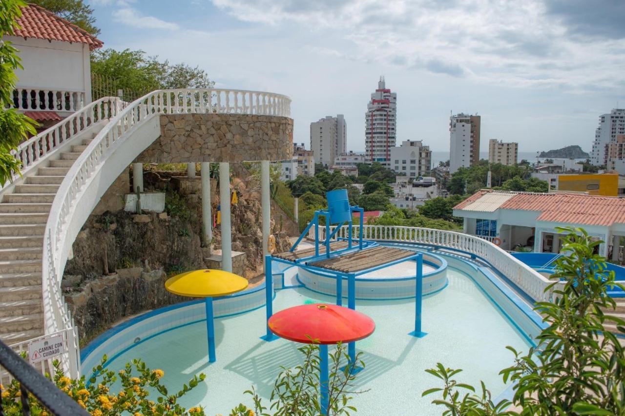 Hotel Cabanas Villa Roca, Rodadero ซันตามาร์ตา ภายนอก รูปภาพ